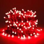 Lexton Lunar Ultra Bright String Light/Fairy Light | 75 LED, Plug Sourced | Best for Home Decorative, Indoor & Outdoor Decoration, Diwali, Christmas, Wedding Light (Pack of 2, Red)