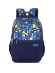 Lavie Sport Fusion 35L Navy Backpack | Fits Upto 15 Inch Laptop | Organizer & Bottle Holder |Rain Cover | Gift for Men, Women, Boys, Girls | Laptop Sleeve for School & College