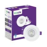 EcoLink 3-watt LED Spot Light | 2 inch Deep JB LED Spot Light for Home | Colour : Crystal White, Pack of 1