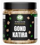 Go Vegan Pure Natural Gond Katira 100gram | Almond Gum Badam Pisin, Tragacanth Gum | High Cooling Properties | 100% Natural Superfood