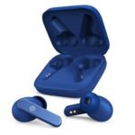 pTron Bassbuds Gomax in-Ear TWS Earbuds, HD Mic & TruTalk AI-ENC Calls, 36H Playtime, 13mm Drivers, Bluetooth 5.3 Wireless Headphones, Voice Assist, Type-C Fast Charging & IPX5 Water Resistant (Blue)