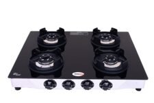 HORNBILLS 4 Burner Stainless Steel FRAME CROWN Pan Support ALLOY BLACK BURNER