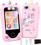 Kids Smart Phone Camera for Girls and Boys, Christmas Birthday Gifts for Girls Boys Age 3-10 Kids Toys Cell Phone, 2.8″ Touchscreen Learning Play Toy Phone with Dual Camera (Pink)