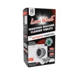 Lemi Wash Charcoal Tablet Washing Machine Cleaner 10 Tablets | Removes Foul Odour | Suitable for both Front Loading & Top Loading