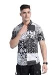 The Indian Garage Co Men’s Slim Fit Shirt (1023-SHPPPR-02-01_Black