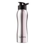 Lifelong Stainless Steel Water Bottle 750ml | Durable, Leak-Proof, Easy Grip, Rust Free, Easy-to-Clean, Odour-Free Bottle with Secure Cap for School, Travel, Gym & Work (LLBT02, Silver)
