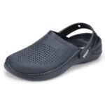 DOCTOR EXTRA SOFT Men’s Classic Casual Sports Clogs/Sandals with Adjustable Back Strap for Adult | Comfortable & LightWeight| Stylish & Anti-Skid| Waterproof & Everyday Use Mules for Gents / Boys D-513