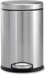 OPR 8 Ltr Stainless Steel Plain Pedal Dustbin with Lid And Bucket| Trash Can, Round Shape Dustbin for Home, Bathroom, Outdoor, Indoor, Kitchen, Bedroom, Office With Lid – (8 * 13 Inches- 8 Litres)