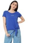 VERO MODA Regular Fit T-Shirt(155797403_Dazzling Blue_M)