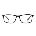 Aferlite® Unisex Zero Power Computer glasses CR 39 Lens Blue Block TR90 Frame Rectangular| Matt Black | Medium