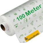 Herbal 100 Meter Food Wrapping Paper Roll – Premium Non-Stick Butter Wrapping Paper, Re-heatable Non Stick Paper, Parchment Paper