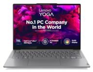 Lenovo Yoga Slim 7 2025 Intel Core Ultra 7 155H 14″(35.5cm) WUXGA-OLED 400Nits Laptop (16GB RAM/512GB SSD/AI PC/2Wx4 Speakers/Windows 11/Office Home 2024/1Yr ADP Free/Grey/1.39Kg), 83CV009XIN