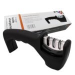 Eripeli Kitchen Knife Sharpener – 3 Stage Knife Sharpening Tool Sharpens Knives for Repair, Restore and Polish Blades Quickly | Ideal Knife Sharpeners for Chef’s Choice