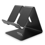Tizum Aluminium Portable Stand with Convenient Charging Port Design for All Smartphone Mobile Holder – Black
