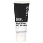 ThriveCo Brightening Pro Sunscreen for Men | SPF 50+ Pa++++ | Zero White Cast | Kojic acid, Vitamin C & Diacnemide™ | Non-sticky & Anti-Ageing | Boosts Collagen, Fades Dark Spots & Wrinkles | 50ml
