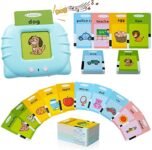SUPER TOY 112 Talking Baby Double Sided Flash Cards Educational Toys for 3+ Years Old,Cognitive_Skills Early Learning Educational Electronic Interactive Montessori Toys, Birthday Gift
