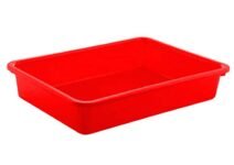 Heart Home Plastic Large Size Stationary File Folder Paper Tray Rack (Red, Standard Size) CTHH015938