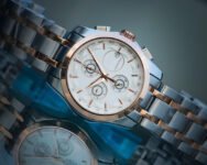 Americanviber TST Black Trending men collection double tone date function working foldover lock Analog Watch – For Men