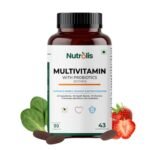 Nutrolis Women’s Daily Multivitamin with Probiotics, Energy & Gut Health Support – 43 Ingredients, 90 Tablets for Immunity, Hormonal Balance & Beauty