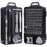TEC TAVAKKAL Latest PC Repair Screwdriver Set, 110 in 1 Professional Precision Screwdriver Set, Multi-Function Magnetic Repair Computer Tool Kit For Mobiles/Tablets/Glasses/Laptop/PC Gray