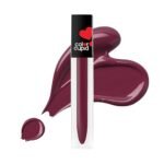Color Cupid Matte Intense Color 18-Hour Stay Liquid Lipstick | Infused with Hyaluronic Acid & Ceramide | Transfer Proof & Kiss Proof| Forever Love – Tipsy Wine | 4 ml