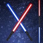 PINAKA Kid Star Wars Light Saber Without Batteries (Set Of 2) Red And Blue Color With Sound Effect And Light Sabers