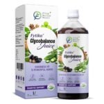 Fytika Glycobalance Diabetic Juice – 1L | Blend of 13 Ayurvedic Herbs | Amla, Guduchi, Methi, Neem, Karela, Jamun | 100% Ayurvedic Herbal Juice for Men & Women (Pack of 1)