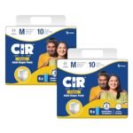 CIR Classic Adult Diaper Pants Style | Adult Diapers M Size (Medium) | Waist Size (64-114 cm | 25″- 45″) | 8 hour Absorption Protection | Unisex with Odour Control & Cotton Soft Feel | 20 Units