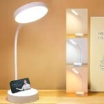One94Store Desk Lamp Touch Sensor On/Off Study Lamp USB Rechargeable 3 Level Brightness 360 Adjustable Arms Phone Holder LED Night Light Perfect for Home Office, Dorms, and Kids’ Rooms, Study Room