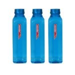 Wonder Homeware Atlanta 1000 Premium Fridge Bottle Set,3 Bottles, 1000 ml, Blue Color