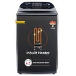 Voltas Beko, A Tata Product 10 Kg 5 Star Fully-Automatic Top Loading Washing Machine (WTL1006UEAH/OBS3060, Dark Grey, Inbuilt Heater)