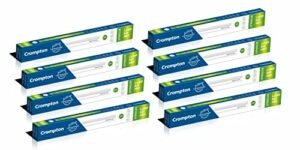Crompton Laser Ray Neo 1 Feet 5W LED Batten (Cool Daylight) – Pack of 8,Plastic