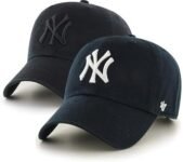 SELLORIA Brand A Unisex NY Baseball Cap Comfortable Adjustable Cap with Stylish Design NY Sports caps for Men, Caps Branded with Adjustable Strap in Summer for Men, Sports Caps for Men & Women Black