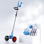 Lifelong Cordless Grass Cutter 21V | 25cm Cutting Width | 2-in-1 Lawn Mower & Trimmer | 2X Rechargeable Battery | Adjustable Height | Wheels & Foldable Handle | Heavy-Duty Blades | Garden & Farm Use