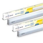 Wipro Garnet 20W LED Batten for Living Room & Bedroom | Bright & Energy Efficient Tubelight for Home | Cool Day Light (6500K) with 2000 Lumen | 2 Feet, Pack of 2