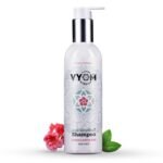 Vyom India Anti Dandruff Shampoo for Men & Women, 2 in 1 Active Conditioning, Geranium & Menthol Herbs Dandruff Shampoo, Natural & Herbal, Sulphate & Parabeen Free, For All Hair Types – 250ML
