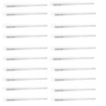 Philips Slimline Advance 25-Watt 2500-lumen Metal Batten Tubelight (Pack of 20) (Natural White) (Study Room Specialist)