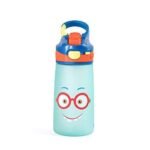rabitat SNAP LOCK Tritan Water Bottle -2 Years Brand Warranty Shyguy 410ml | Kids Water Bottle for School | BPA-Free | Spill-Proof & Durable Bottle for Kids | Lightweight Sipper for Boys & Girls