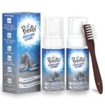 Amazon Brand – Presto! Sports Shoe Cleaner With Brush | 300 ml | 150 ml x 2 Packs | Cleans All Non-Leather Shoes | Sneakers, Rubber Shoe, Canvas Shoe Cleaner | Foam Spray | Removes Tough Stains