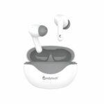 Candytech Vibe TWS with 13mm Dynamic Sound Driver & Signature Sound & True Bass,30 Hrs Playtime, Touch Controls, Google & Siri Assistant Type C Fast Charging (White Grey)
