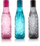 Flipkart SmartBuy Designer Mosaic Bottle – 1000ml – PET(Pack of 3, Multicolor, Plastic)