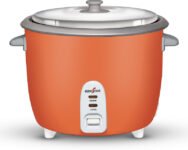 Kenstar MY COOK 2.0 Electric Rice Cooker with Steaming Feature(2 L, ORANGE & GREY)