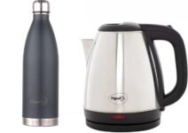 Pigeon 19004361 Electric Kettle(1.5 L, Silver/Black)