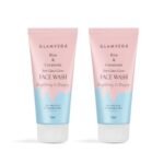 Glamveda Rice & Ceramide Face Wash | For Dry, Sensitive & Combination skin types | Improves skin barrier | No Paraben, SLS | Pack of 2