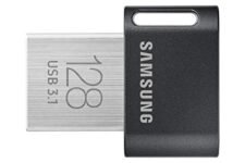 SAMSUNG MUF-128AB/APC FIT Plus 128GB – 300MB/s USB 3.1 Flash Drive, Black/Sliver