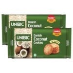 Unibic Danish Coconut Cookies, 270Gm (Pack Of 2)/300Gm (Pack Of 2) Weight May Vary