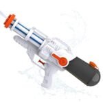 Toyshine 250ml Tank Capacity Long Range High Air Pressure Spray Water Gun for Summer Swimming Pool Party Holi Water Toy Gun for Girls Boys Kids 3+, Multi