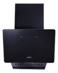 Elica 60cm 1200 m3/hr Vertical Filterless Autoclean Kitchen Chimney with Twin Suction Inlets | 15 Years Warranty on Motor | KITTY FL 600 HAC LTW MS NERO