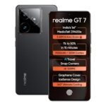 realme GT 7 (IceSense Black,8GB+256GB) | India’s 1st MediaTek Dimensity 9400e Chipset | Strongest Battery Combo 7000mAh + 120W | AI 4K 120FPS Travel Camera | 360° Cooling IceSense Design with Graphene