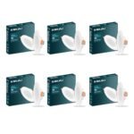 Bajaj Ivora Compact Downlight | 5W LED Downlight | for Smaller Spaces | Long Life of 25000 Hours | Soothing Light (Warm Day Light, Pack of 6)